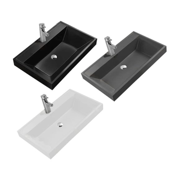 LT-792 black countertop-basins