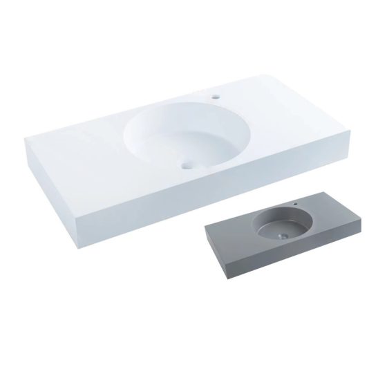 LT-793 white countertop-basins