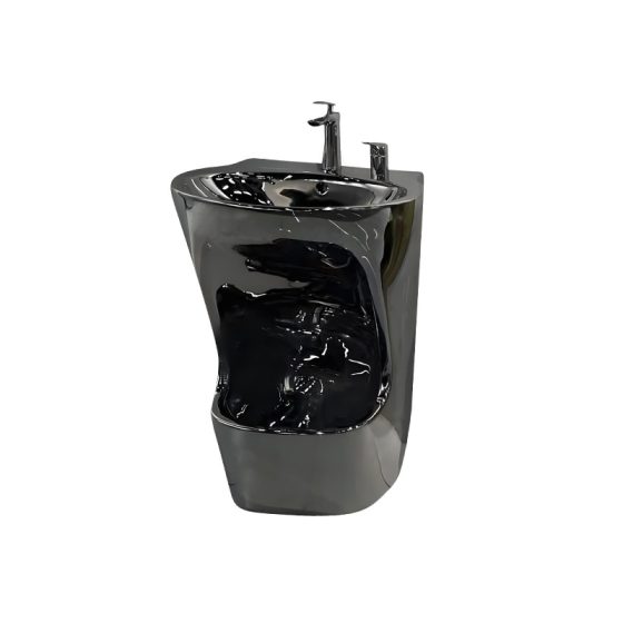 LT-886-GID-S black wall-hung-basins