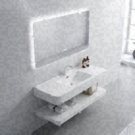 LT-BC2741 白色 bathroom cabinets