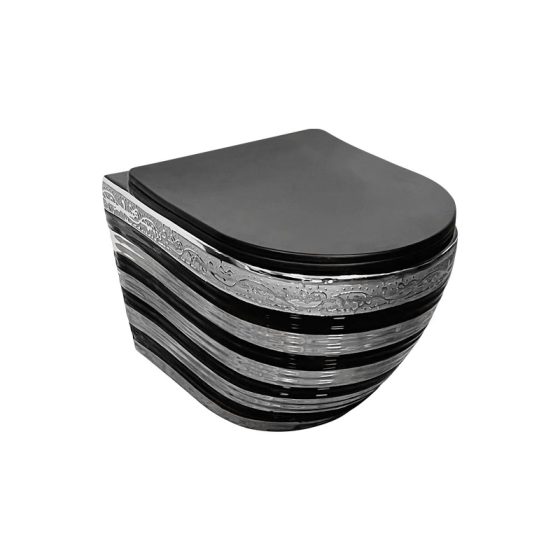 LT-WHT4002-GI-BLSG4 black wall-hung-toilets