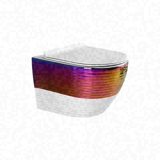 LT-WHT4002-GI-WPR patterned wall-hung-toilets