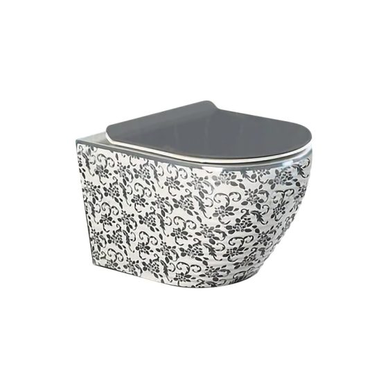 LT-WHT4002-GID-SGW2 patterned wall-hung-toilets