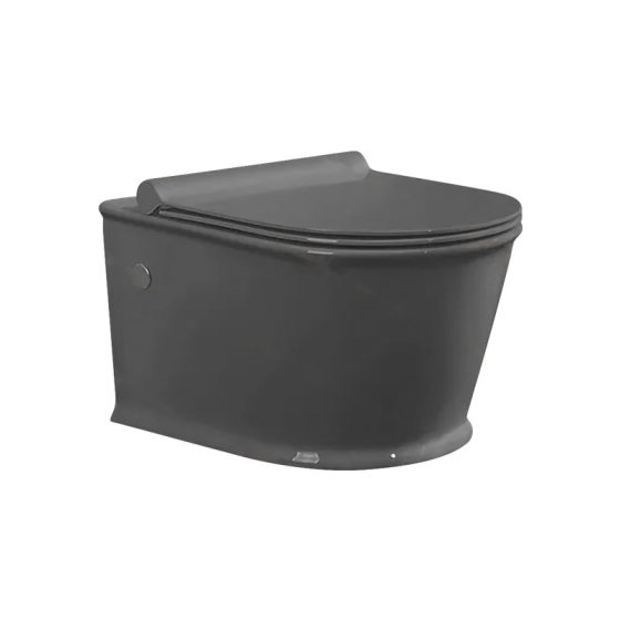 LT-WHT4007-CG-DG black wall-hung-toilets