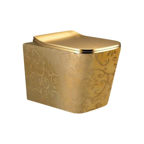 LT-WHT4011-GID-G1 gold wall-hung-toilets