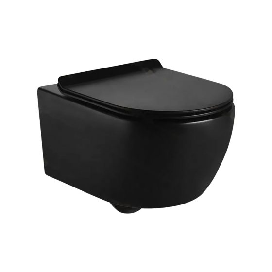 LT-WHT4013-M-BL black wall-hung-toilets