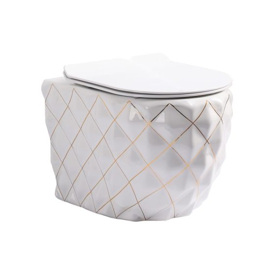 LT-WHT4020-CG-WG2 patterned wall-hung-toilets