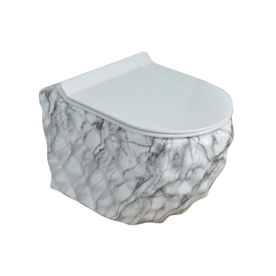 LT-WHT4020-DP-CT12 patterned wall-hung-toilets