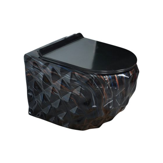 LT-WHT4020-DP-CT4 black wall-hung-toilets