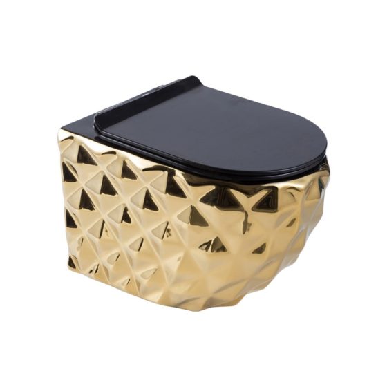 LT-WHT4020-GI-GBL gold wall-hung-toilets