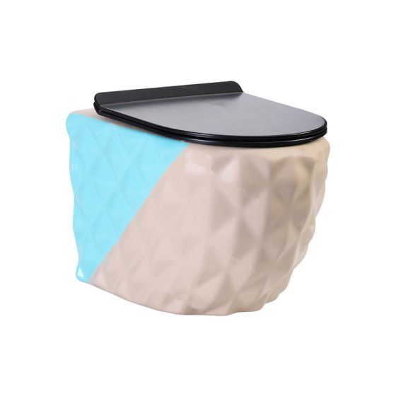 LT-WHT4020-M-BULB patterned wall-hung-toilets
