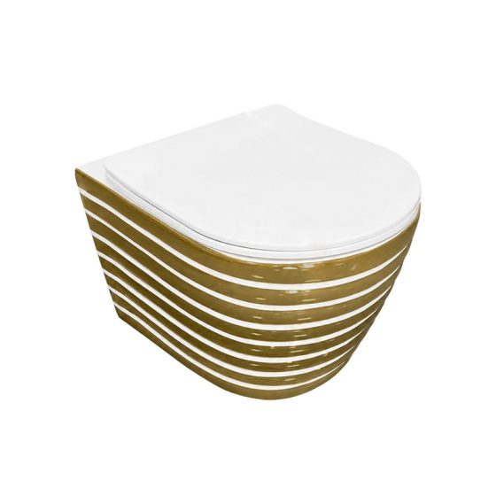 LT-WHT4021-GID-GW gold wall-hung-toilets