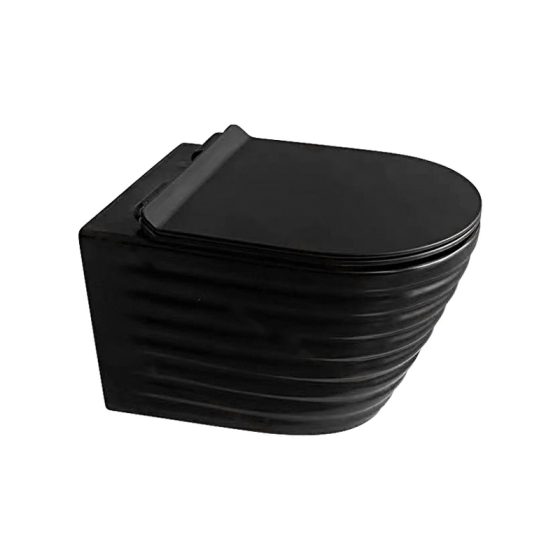 LT-WHT4021-M-BL black wall-hung-toilets
