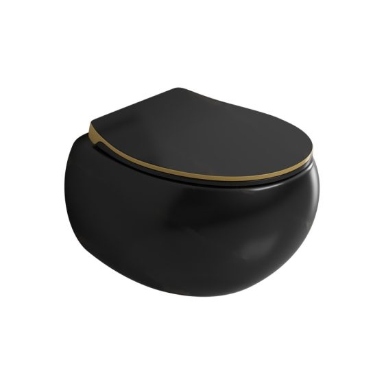 LT-WHT4027-M-BLS black wall-hung-toilets