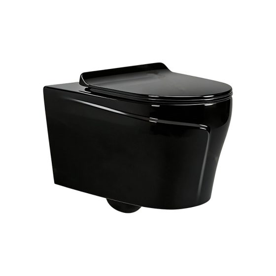 LT-WHT4029-CG-BL black wall-hung-toilets