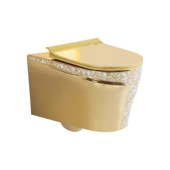 LT-WHT4029-GID-PG1 gold wall-hung-toilets