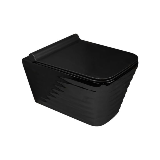 LT-WHT4031-CG-BL black wall-hung-toilets