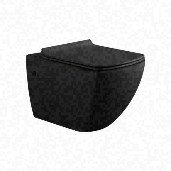LT-WHT4035-M-BL black wall-hung-toilets