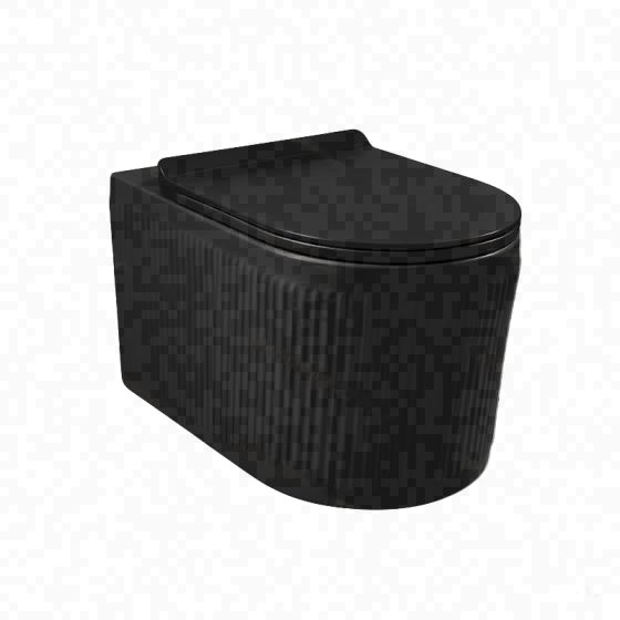 LT-WHT4041-M-BL black wall-hung-toilets