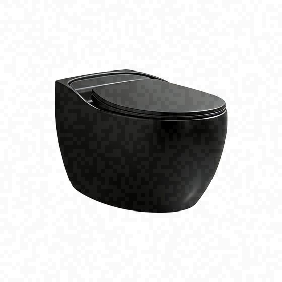 LT-WHT4047-M-BL black wall-hung-toilets
