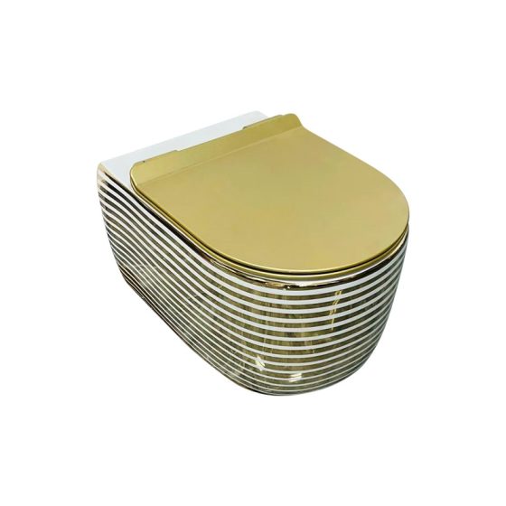 LT-WHT4048S-GID-GW4 gold wall-hung-toilets