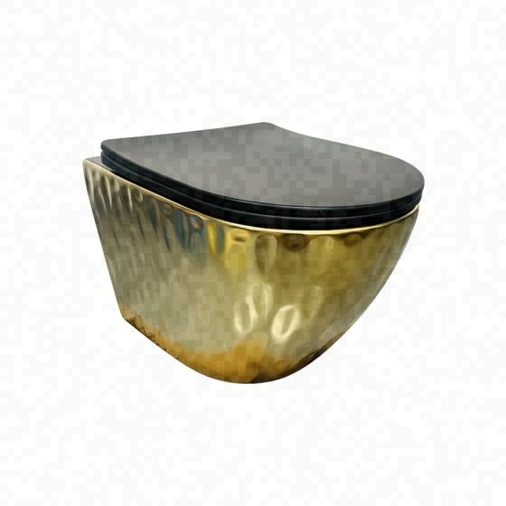 LT-WHT4050-GI-M-PGBL gold wall-hung-toilets
