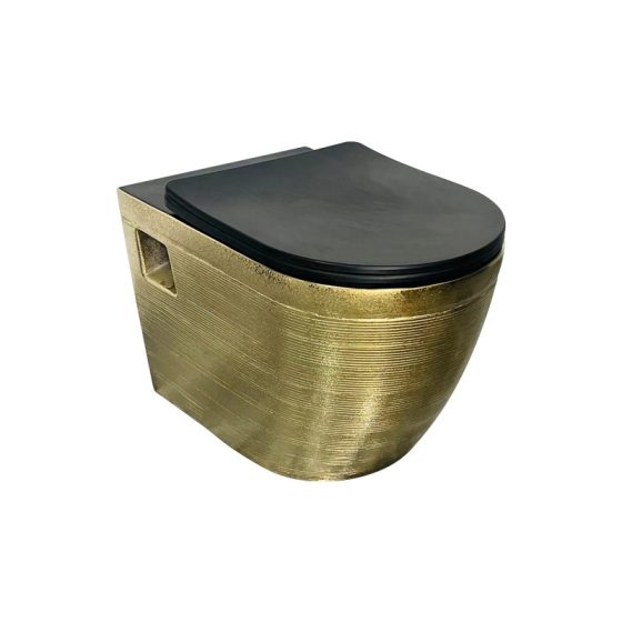 LT-WHT4054-BS-M-GDBL gold wall-hung-toilets