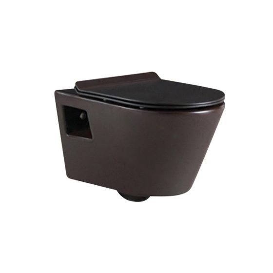 LT-WHT4074-M-DB black wall-hung-toilets