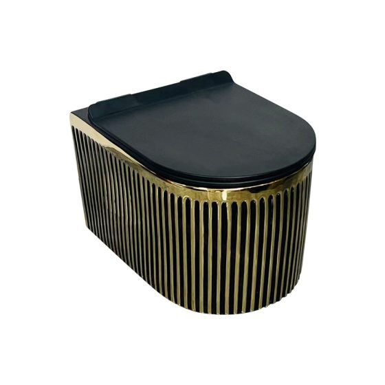 LT-WHT4078-GI-BLG1 black wall-hung-toilets