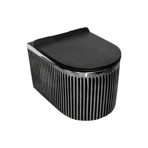 LT-WHT4078-GI-BLSG1 black wall-hung-toilets