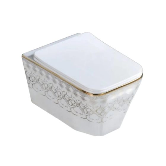 LT-WHT4102-GID-WG patterned wall-hung-toilets