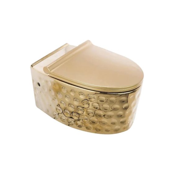 LT-WHT480-GI-PG gold wall-hung-toilets